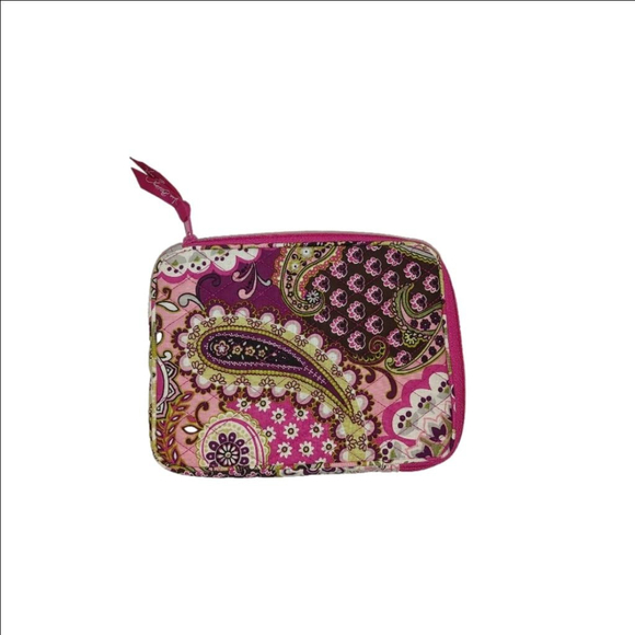 Vera Bradley Very Berry Paisley Zippered Case NWOT - Picture 2 of 7